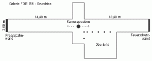 Plan der Galerie FOE 156