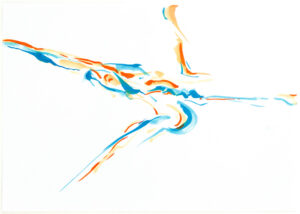 Freiraum IX, 2025, 21 x 29,7 cm, Zeichnung, Tusche auf Papier
